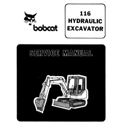 Bobcat 116 - instrukcje napraw - schematy - DTR - service manuals - Bobcat 116